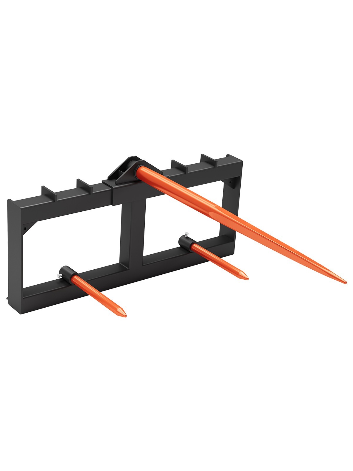 3 Point Hay Bale Spear Receiver Hitch Quick Attach for Steer & Tractor 3000 lbs