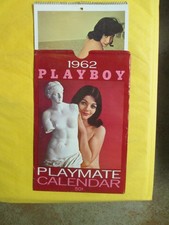1962 PLAYMATE PLAYBOY CALENDAR WITH SLEEVE TINA LOUISE
