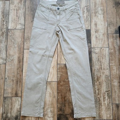 Bit & Bridle Khaki Riding Pants Women's Size 6 Beige Flat Front Equestrian