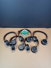Lot of 5 Jabra Evolve 65 UC Stereo Headsets - Black - Model HSC018W Ships Fast 