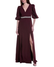 Rene Ruiz Embellished Gown Women's