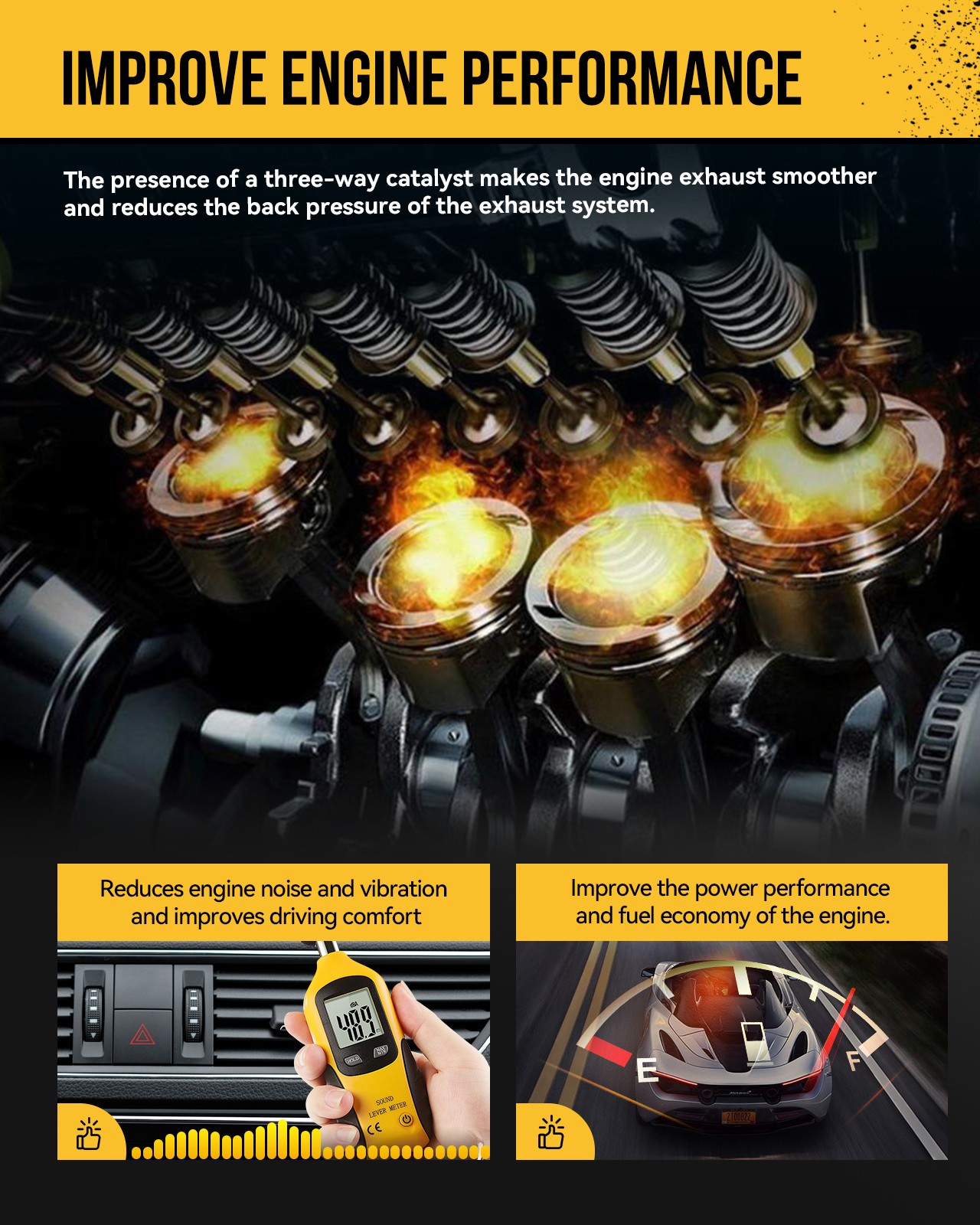 Exhaust Manifold Catalytic Converter For 1997-2001 Toyota Camry 1999-2001 Solara