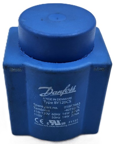 DANFOSS BY120CS SOLENOID COIL 018F7663 110-120V 60Hz 110V 50Hz FAST SHIP - Picture 8 of 8