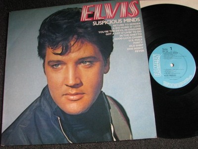 Elvis Presley-Suspicious Minds LP-1982 UK-Camden Records-CDS 1206