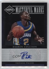 2011 Panini Limited Masterful Marks Signatures 26/50 Darren Collison Auto 00a6