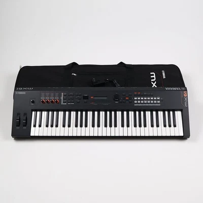 Yamaha MX61 61-Key Music Synthesizer Keyboard MOTIF Voices Used - Image 1 of 4