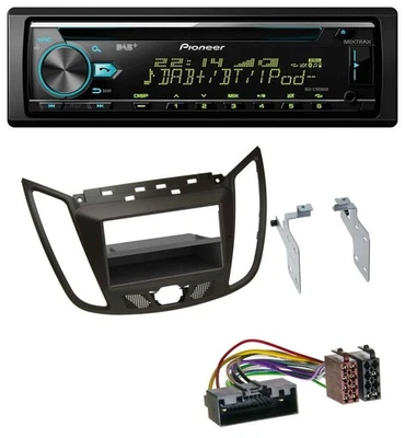 Pioneer DAB MP3 CD USB Bluetooth Autoradio für Ford C-Max / Kuga - dunkelbraun - Bild 1 von 4