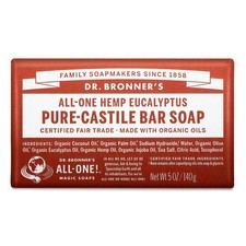 Dr. Bronner's - Pure-Castile Bar Soap Eucalyptus, 5 ounce - PACK C/3