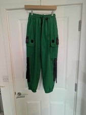Green cargo Parachute Trousers/Pants Petite S.6