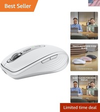 MX Anywhere 3S: Multi-Device Wireless Mouse with 70-Day Battery Life - Pale Grey