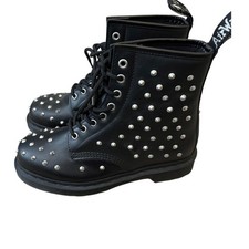 Botas con cordones Dr Martens 1460 Stud Wanama de cuero en negro talla M6 W7