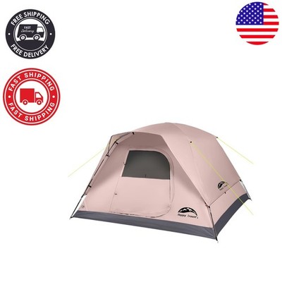Portable 4-Person Backpacking Tent - Lightweight, Waterproof, & UV Protected