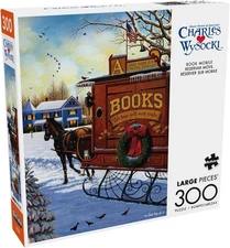 Buffalo Games - 1000 Piece Charles Wysocki Jigsaw Puzzle - Holiday Sleigh and Bo