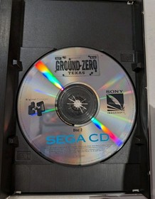 Ground Zero Texas (Sega CD, 1993) Game Discs And Artwork Tested, No Manual 