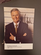 Wolfgang Bosbach, MdB Autogrammkarte mit Sign...