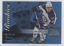 2015 Fleer Showcase Flair Row 0 Rookies Blue Ice 155/199 Nicolas Petan #55 2d8