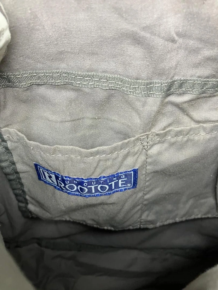 Bolso de Mano ROOTOTE RT Canguro Japón Negro Lunares Bolso Bandolera Grande y Duradero Foto 4 de 4