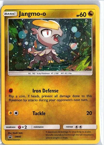 Jangmo-o SM40 Sun & Moon Black Star Promos Promo LP Pokemon TCG