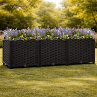 PflanzküBel BlumenküBel Pflanzcontainer PflanzgefäßE 120X40X38 Cm Polypropylen