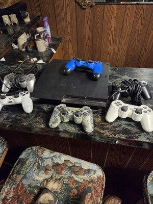 Playstation Lot Ps3 No Cords Untested Controllers Mixed