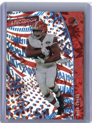 2021 Panini Chronicles #REV-39 Nick Chubb Revolution Impact #/149