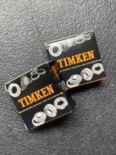  2 PACK USA TIMKEN 6203-2Z 17X40X12MM DOUBLE METAL SEAL BALL BEARINGS