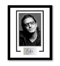 U2 Bono Autographed Signed 11x14 Framed Photo ACOA
