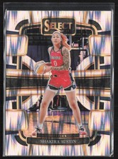 2024 Panini Select WNBA Prizms Silver Flash #17 Shakira Austin Mystics