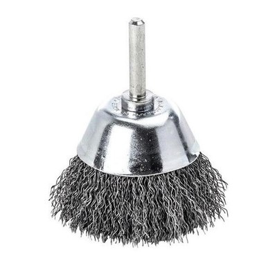 Lessmann Flächenbürste D.50mm Schaft 6mm Drahtstärke 0,3mm STA 10500min-¹