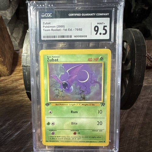 Zubat (1st Edition) graded CGC 9.5 for sale on eBay