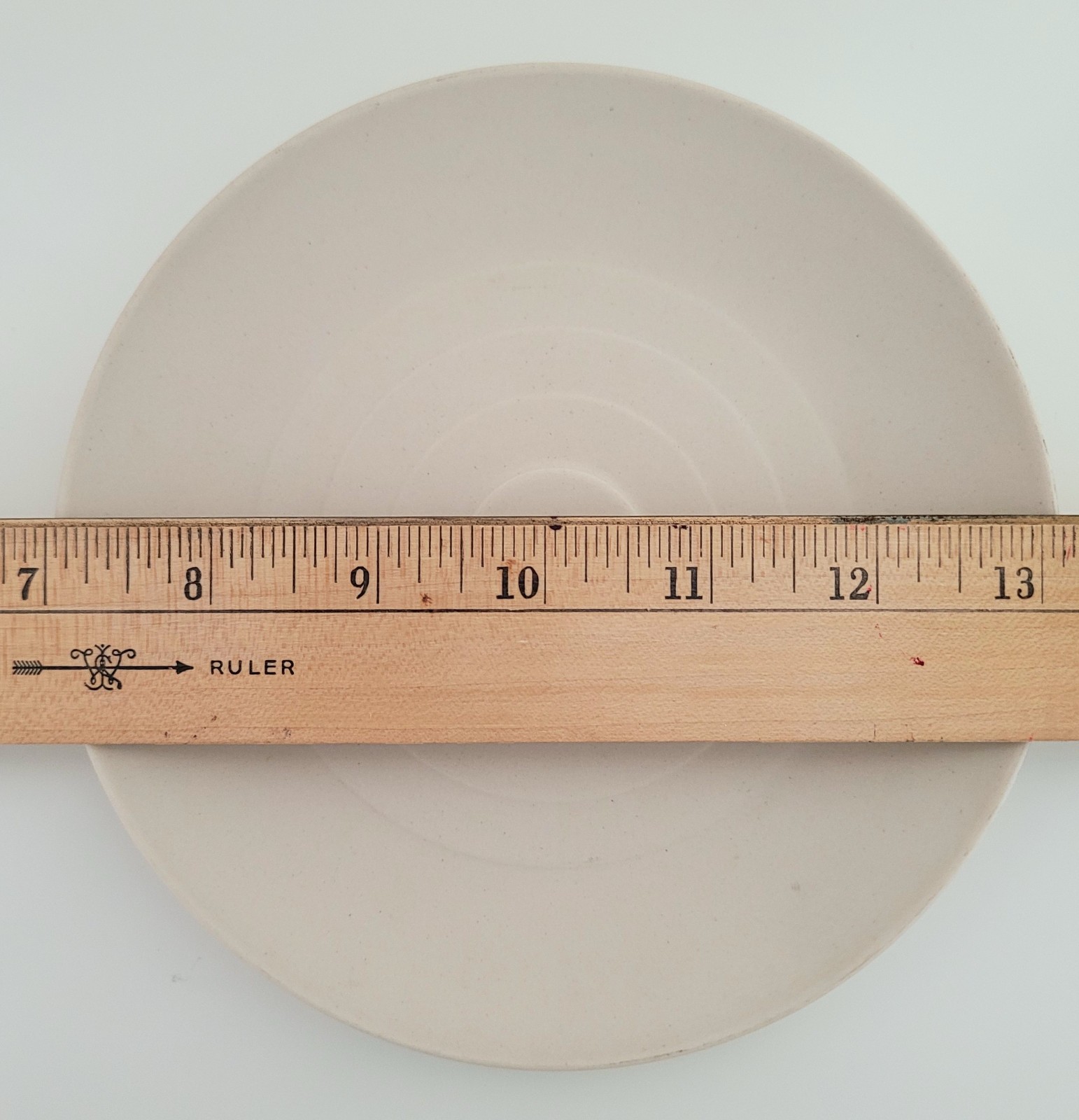 Hornsea Concept Saucer Stoneware Matte Off White England 6" thumbnail 7