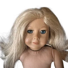 American Girl Doll Truly Me 100 Blonde Blue Eyes Nude Loose Legs Popular AG READ