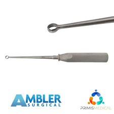 Ambler Surgical 19-011 6.0mm Cone Ring Curette Straight #2 Orthopedic 9"