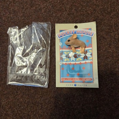 Vintage In Package Pocket Mouse By Club Earth Adorable Pocket Fuzzy Friend