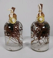 impeRiums Decorative Oil Lamp Candle Set of 2, Hand Made, Refillable