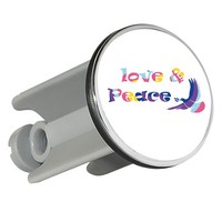 WaschbeckenstöPsel Love & Peace Geschenkidee Love & Peace Geschenk PräSent Mitb