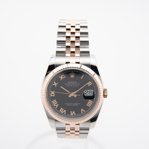 ROLEX Datejust 36 116231 Black Two-tone Warranty 2013 - Picture 18 of 24