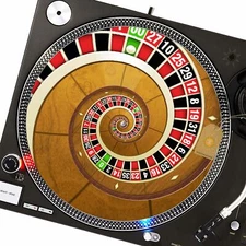 Vegas Luck Slipmat Turntable 12" for DJ Vinyl LP Audiophile