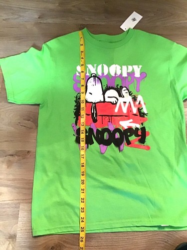 PEANUTS- KIDS GRAPHIC TSHIRT LARGE -100% COTTON- NWT - Picture 6 of 6