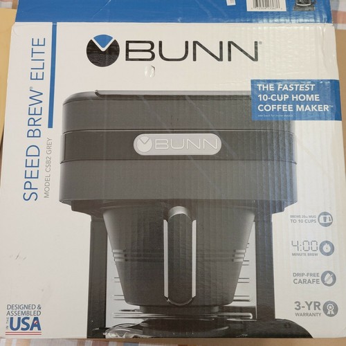 BUNN SPEED BREW ELITE MODEL# CSB2 GREY 
