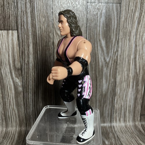 Vintage WCW Bret The Hitman Hart Atomic Elbow Figure OSFTM Variant - Picture 2 of 5