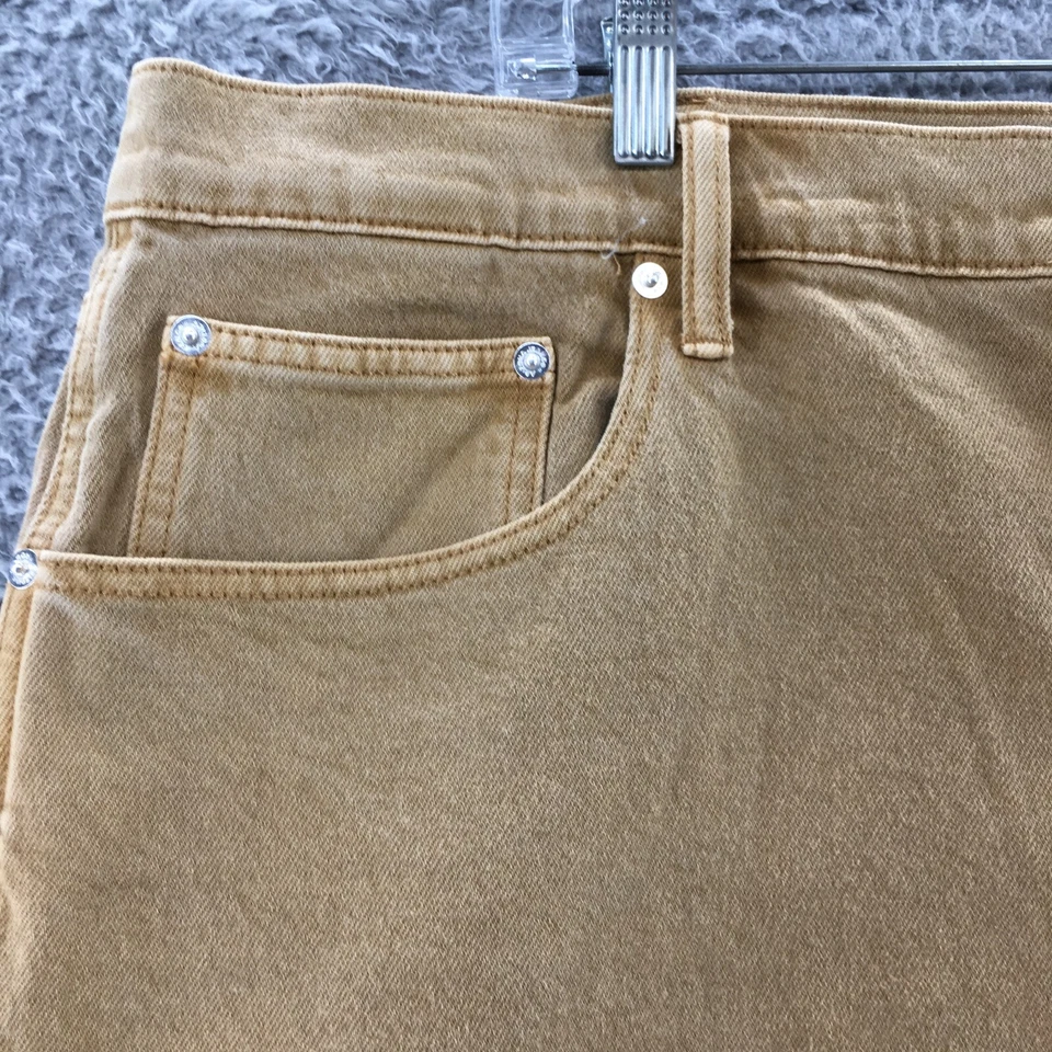 Pantalones Cortos Arizona Jean Co Advance Flex 360 Para Hombre 42 (real 45x10) Marrón Tiro Alto NUEVO Foto 4 de 4