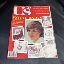 June 1982 US Magazine Royal Baby Princess Diana, Kevin Bacon, Smurfs, Rooney