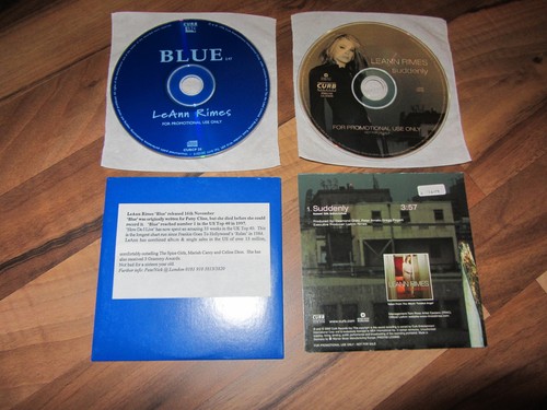 LEANN RIMES Blue / Suddenly SET of 2x EUROPEAN promo CD single - Foto 2 di 2