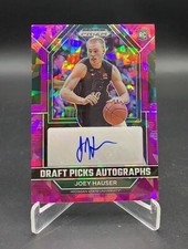 2023 Panini Prizm Draft Picks Purple Ice 31/99 Joey Hauser Rookie Auto RC