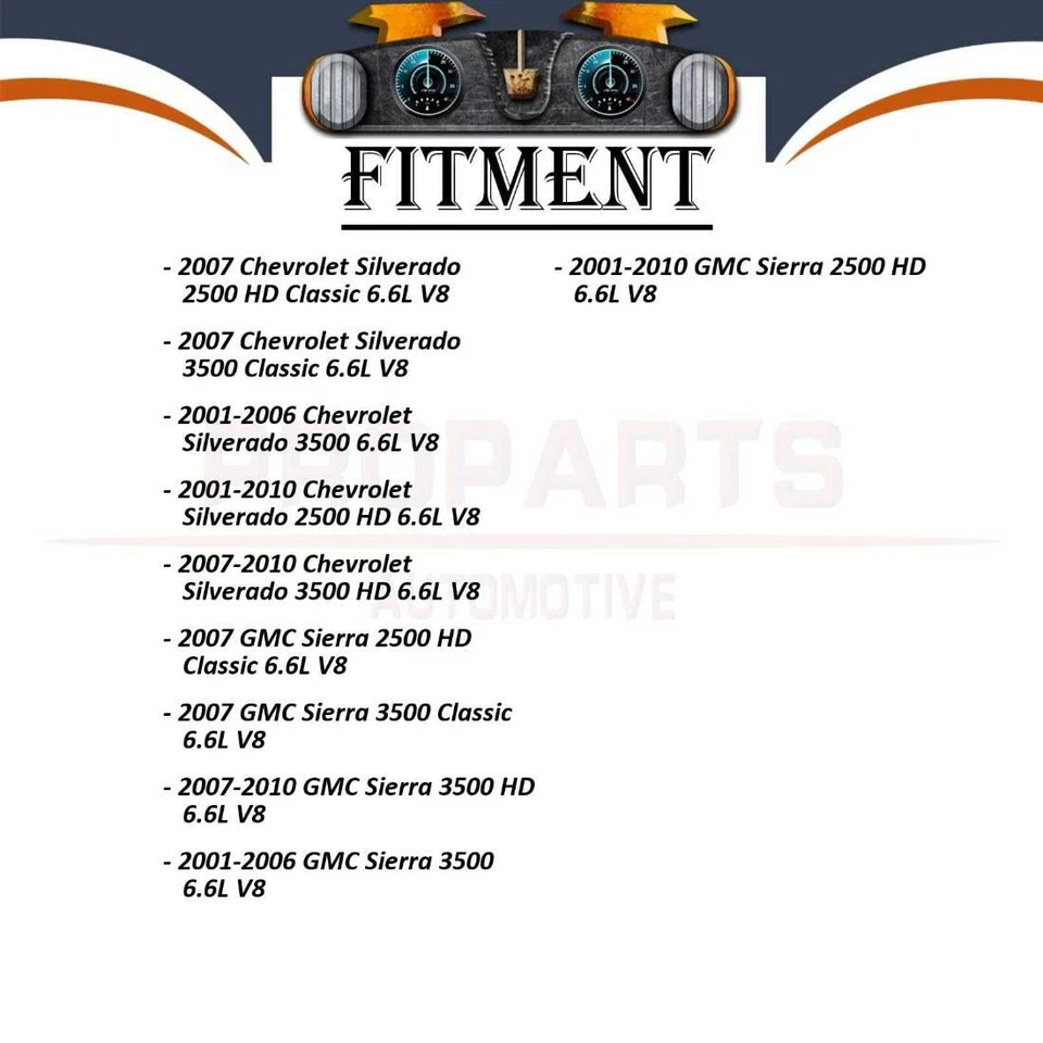 Power Steering Pump 1x For GMC Sierra 2500 HD 2001-2010 - Image 2 of 4