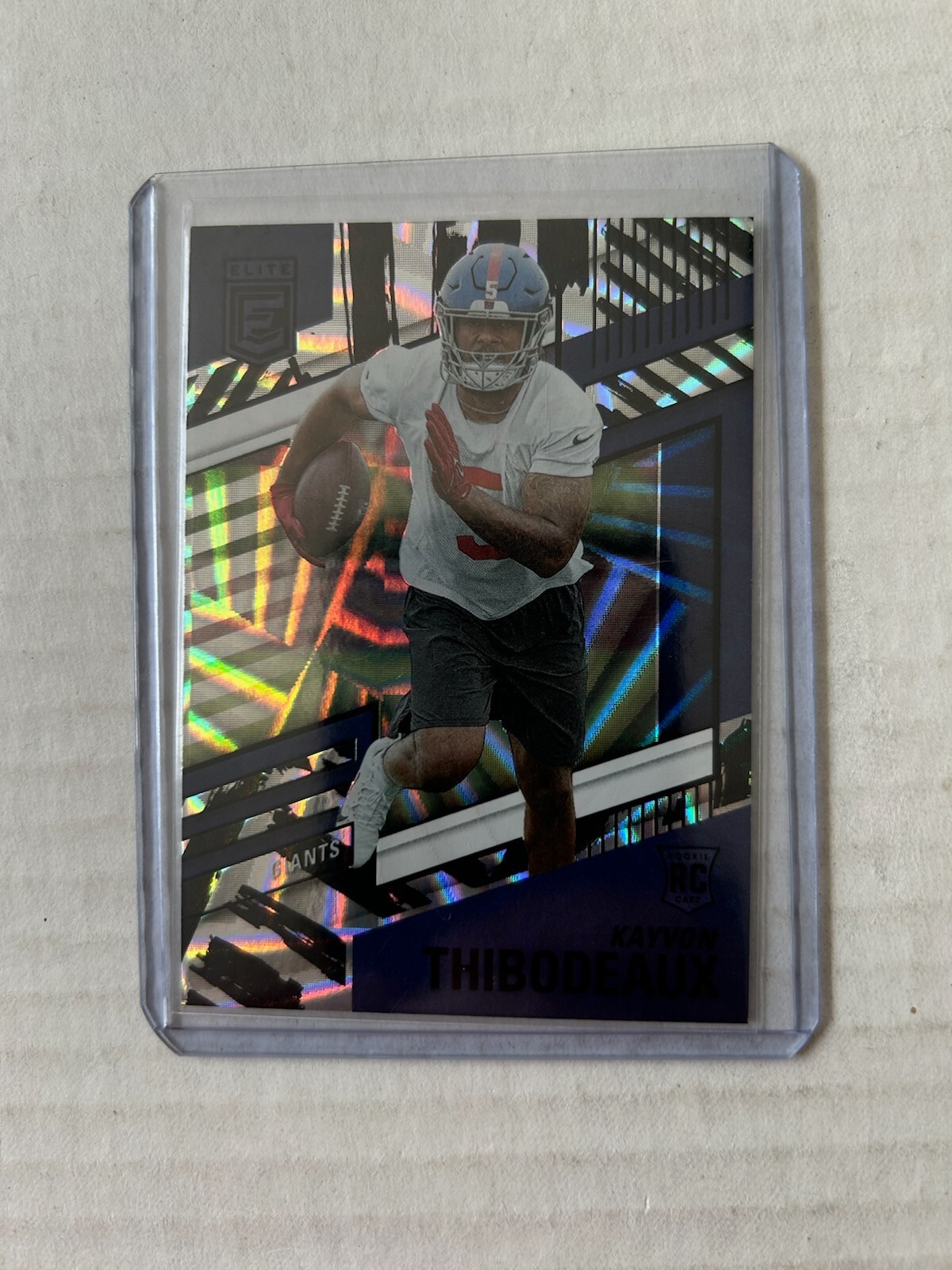 2022 Kayvon Thibodeaux Elite Razzle Dazzle #137 Case Hit RC Giants