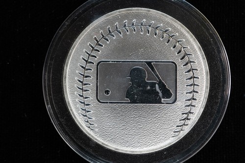 2024 New Zealand Mint 1 oz .999 Silver MLB Round in Capsule!