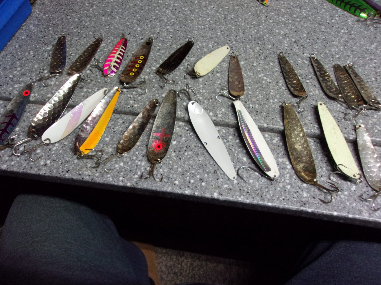 T1   trout and salmon trolling fishing lure lot northern king spoons mags etc - Image 4