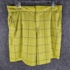 Ocean Pacific Board Shorts Mens 36 Neon Green OP Flex 4 Way Stretch Beach Swim